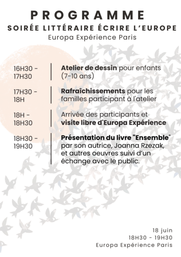 programme Soirée littéraire, écrire l'europe.png